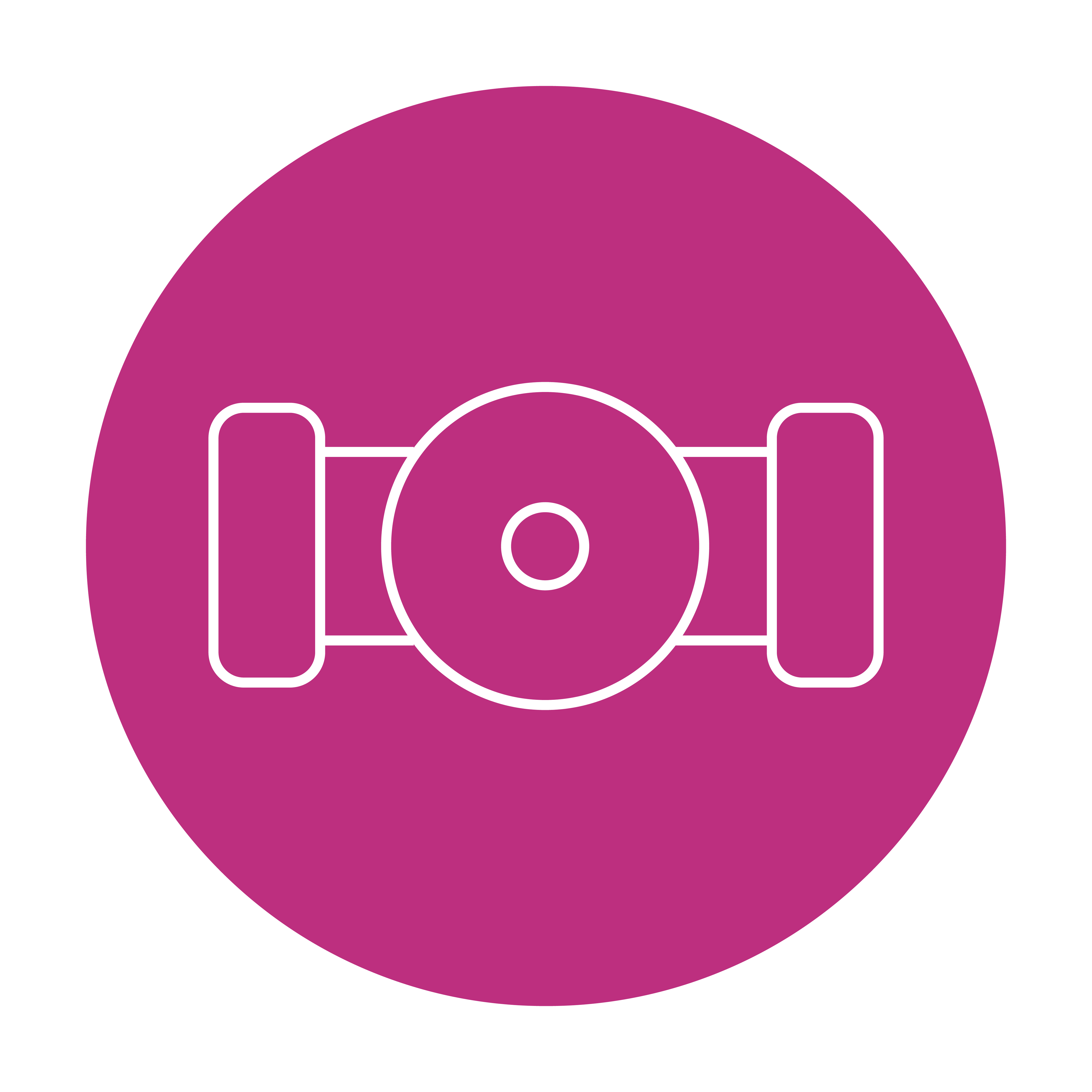 Icône de systèmes de circulation couleur cerise