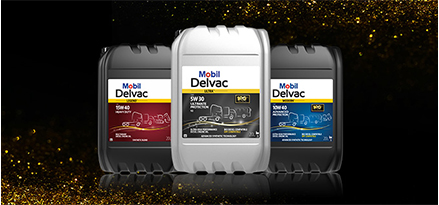 Packs Mobil Delvac Modern, Ultra et Legend avec des étincelles dorées