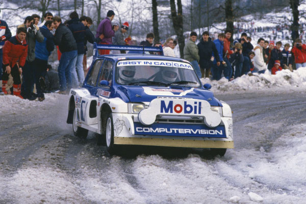Malcolm Wilson au volant du Rallye Monte Carlo en 1986