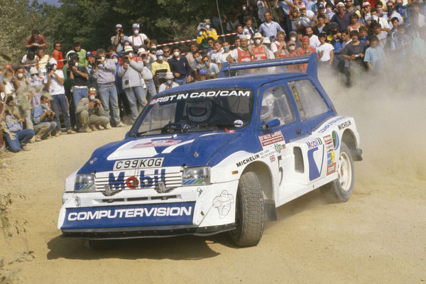 Malcolm Wilson au volant du Rallye Sanremo en 1986